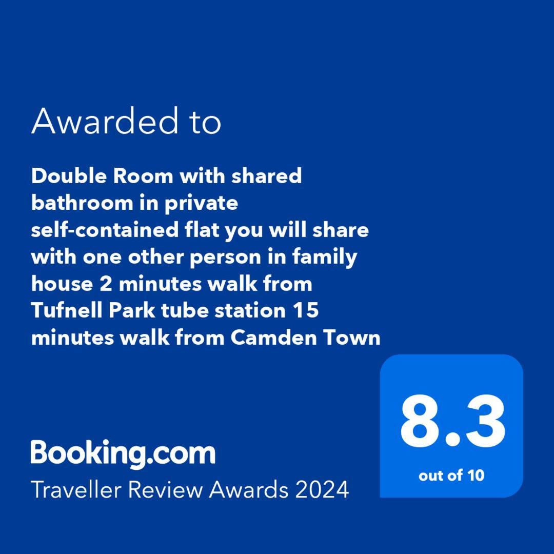 Self-Contained Flat On The 2Nd Floor You Will Share With One Other Guest, In A Family House 2 Minutes Walk From Tufnell Park Station 2Nd Floor With Stairs لندن المظهر الخارجي الصورة